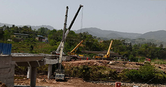 吊车吊装,建水租吊车,桥梁架设